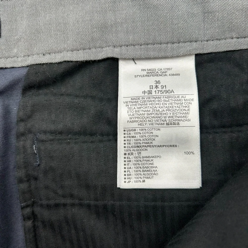 Banana Republic Cotton Cargo Shorts Mens 36x10 Navy Blue Flat Front NEW